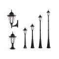 Aluminium Street Lighting Pole Solar Antique Lampe Post Outdoor Garten Dekorative Lichtstange